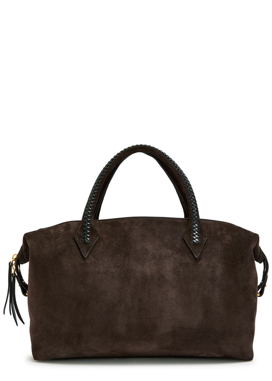 Metier Vérité City Suede Tote bag - Chocolate - One Size