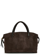 Metier Vérité City Suede Tote bag - Chocolate - One Size
