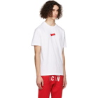 Dsquared2 White Taped2 T-Shirt