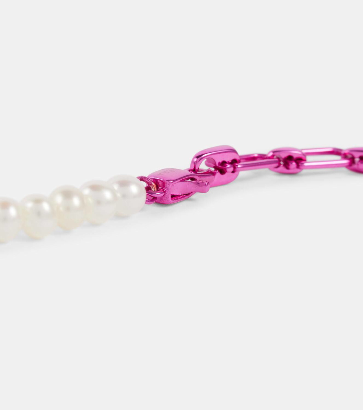 Eéra Double Reine sterling silver and pearl necklace