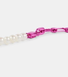 Eéra Double Reine sterling silver and pearl necklace