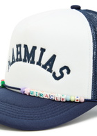 Nahmias Friendship Neoprene and Mesh cap - White And Blue - One Size