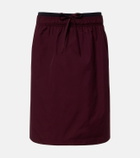 Prada Poplin midi skirt