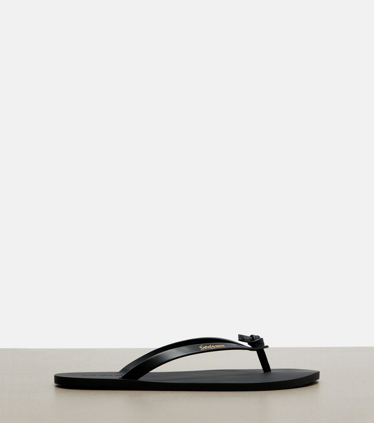 Saint Laurent Pool leather thong sandals