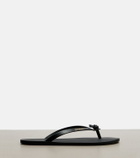 Saint Laurent Pool leather thong sandals
