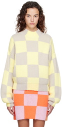 Stine Goya Yellow & Beige Adonis Sweater
