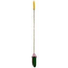 Marc Jacobs Pink and Green Snapshot Chain Wallet Bag