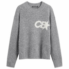 Cole Buxton Men's CB Star Knit Sweater in Grey