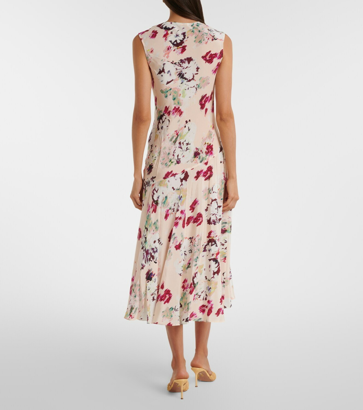 Ulla Johnson Elowen floral silk midi dress