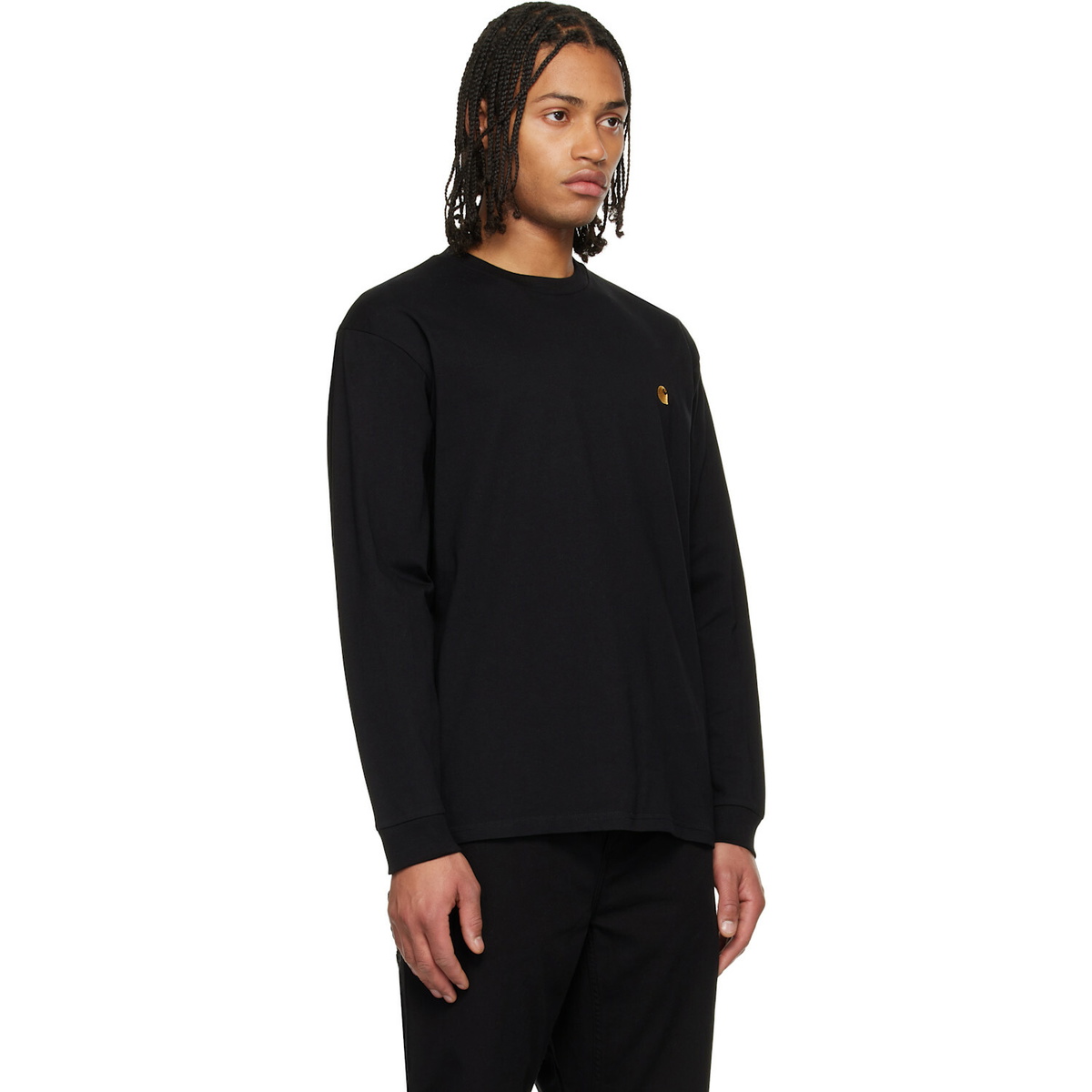 Carhartt Work In Progress Black Long Sleeve Chase T-shirt