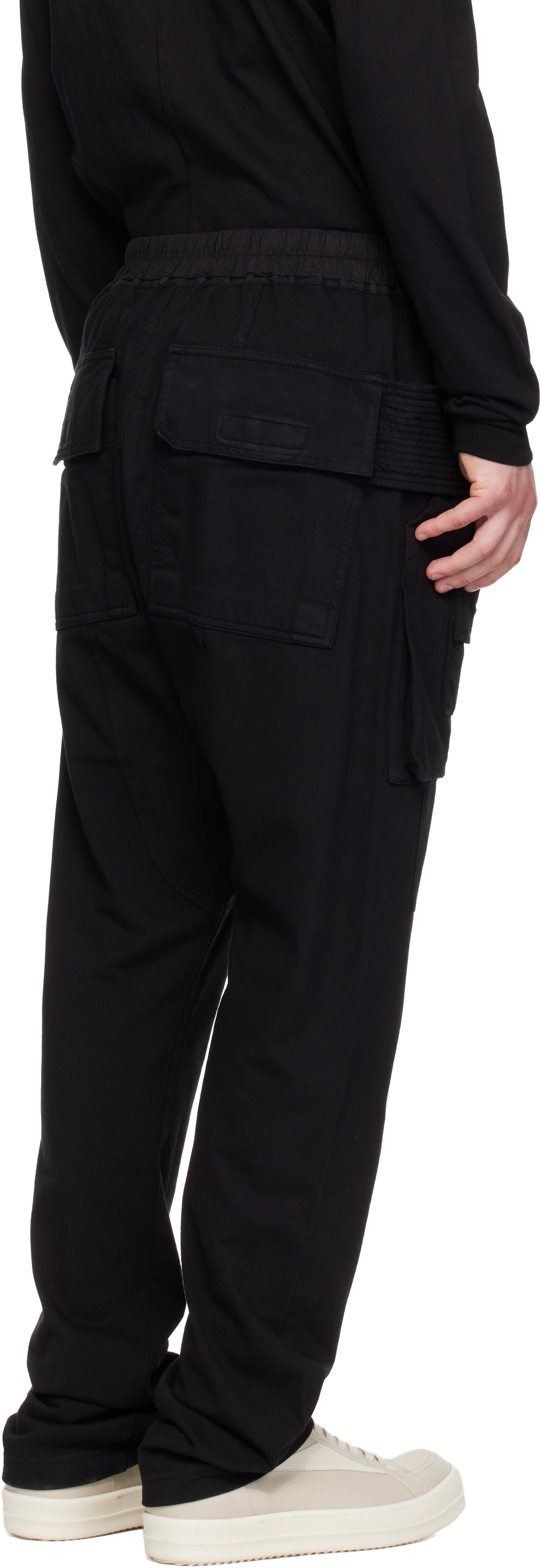 Rick Owens DRKSHDW Black Temple Creatch Cargo Pants