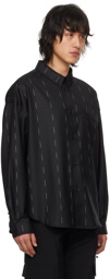 Givenchy Black Jacquard Shirt