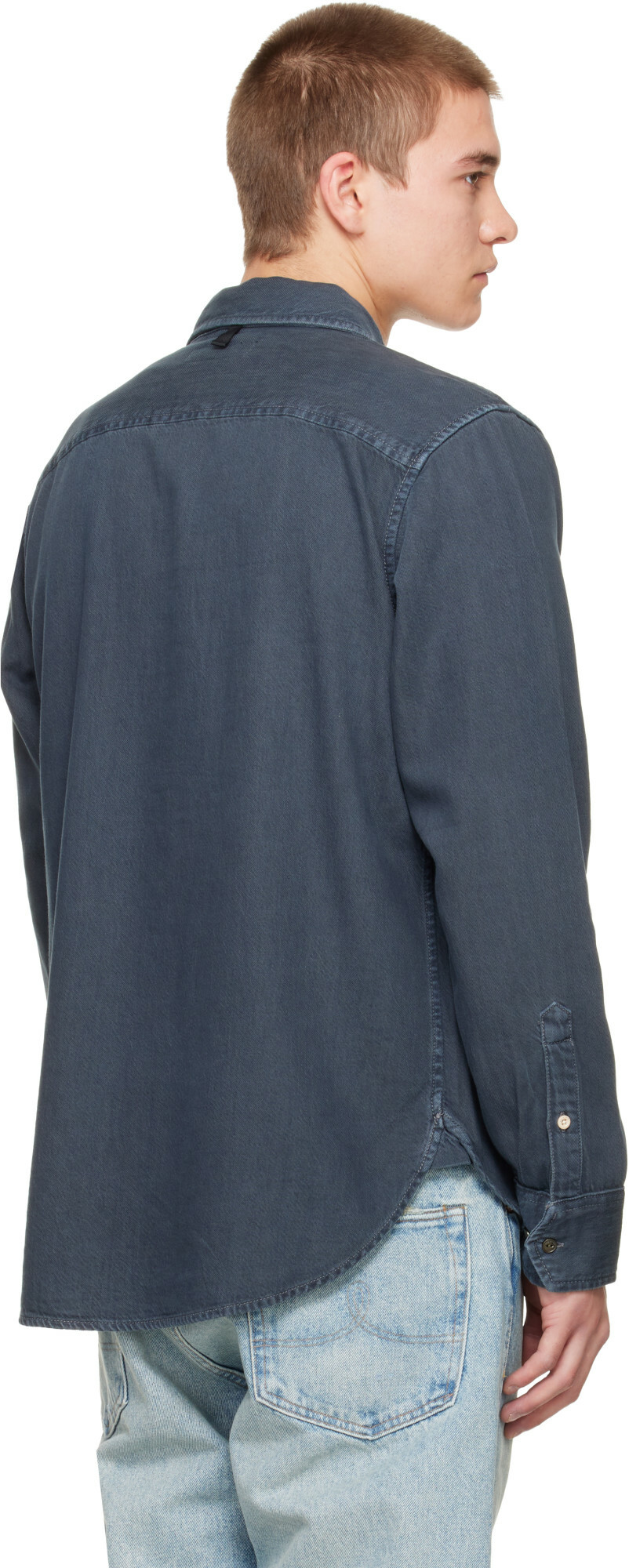 rag & bone Blue Jack Infuse Denim Shirt