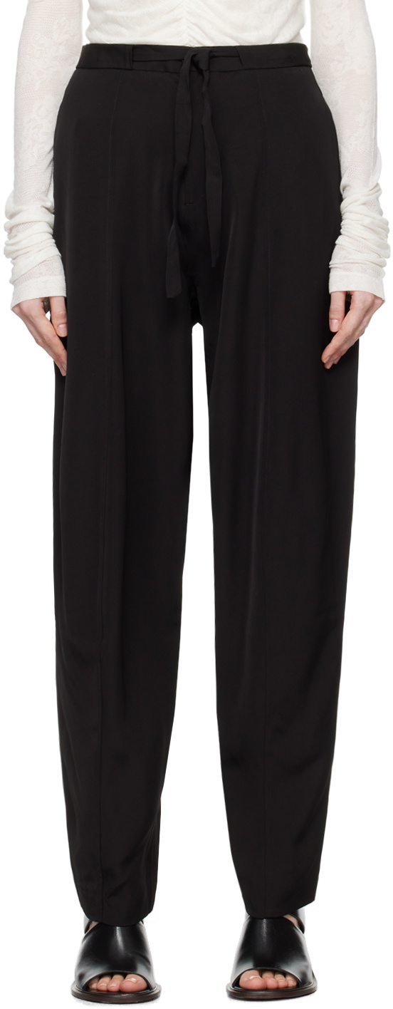 BITE Black Evening Belted Trousers