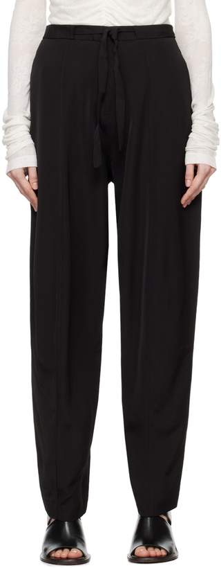 Photo: BITE Black Evening Belted Trousers
