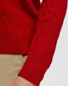 Polo Ralph Lauren Lscablecnpp L/S Pullover Red - Mens - Pullovers