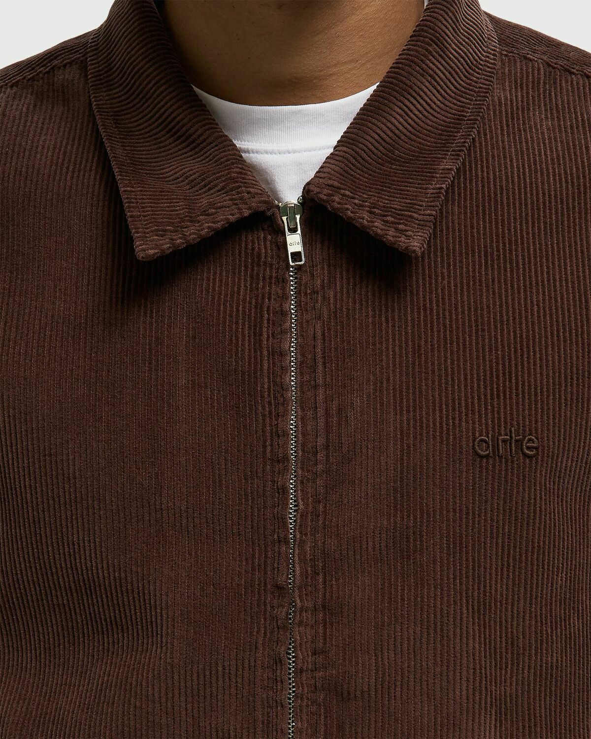 Arte Antwerp Corduroy jacket Brown Mens Bomber Jacket