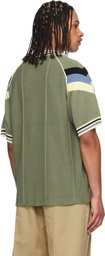 RICE NINE TEN Khaki Knitting Game T-shirt