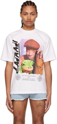 Online Ceramics White Laraaji Edition Frog T-Shirt