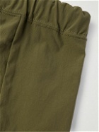 And Wander - Slim-Fit Straight-Leg Belted Thermolite and Shell Trousers - Green