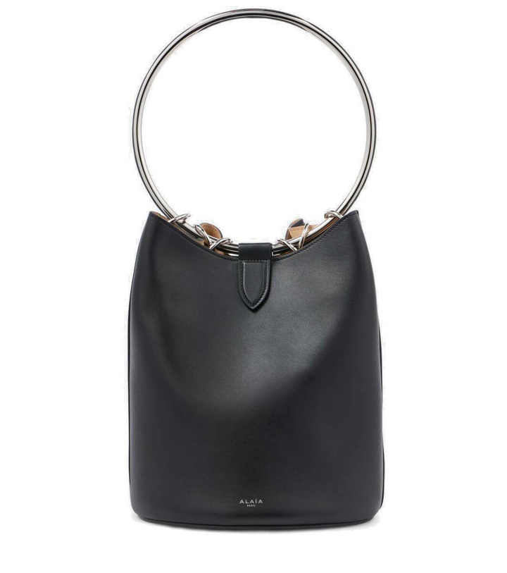 Photo: Alaïa Ring Medium leather bucket bag