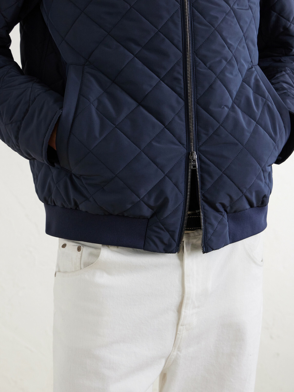 Herno - Quilted Shell Jacket - Blue