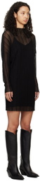 ANINE BING Black Clare Minidress