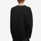 Y-3 Men's 3-Stripe Crew Knit in Black
