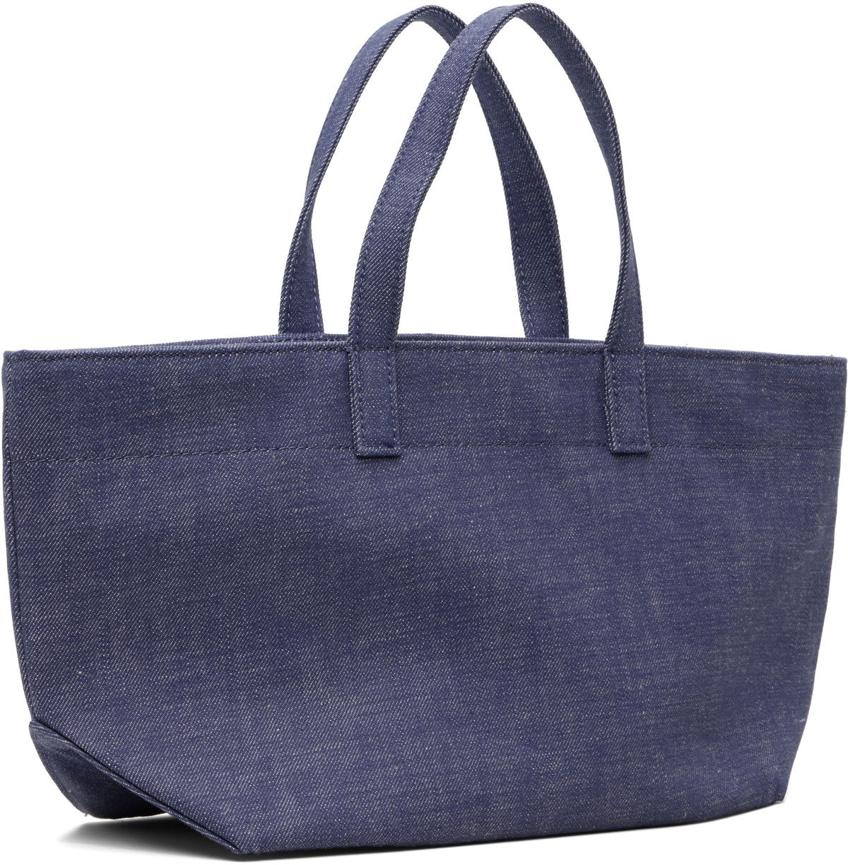 A.P.C. Blue 'Le Drummer' Toile Small Tote
