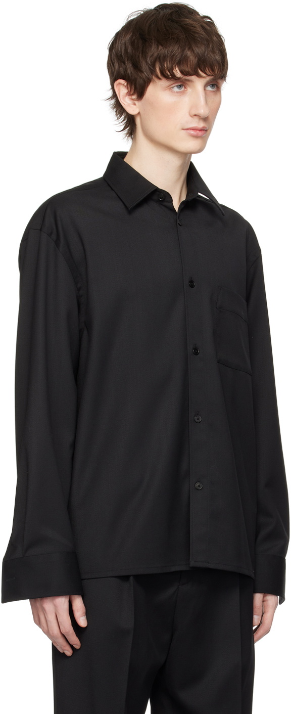 Filippa K Black Boxy Shirt