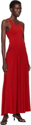 Loulou de Saison Red Jada Maxi Dress