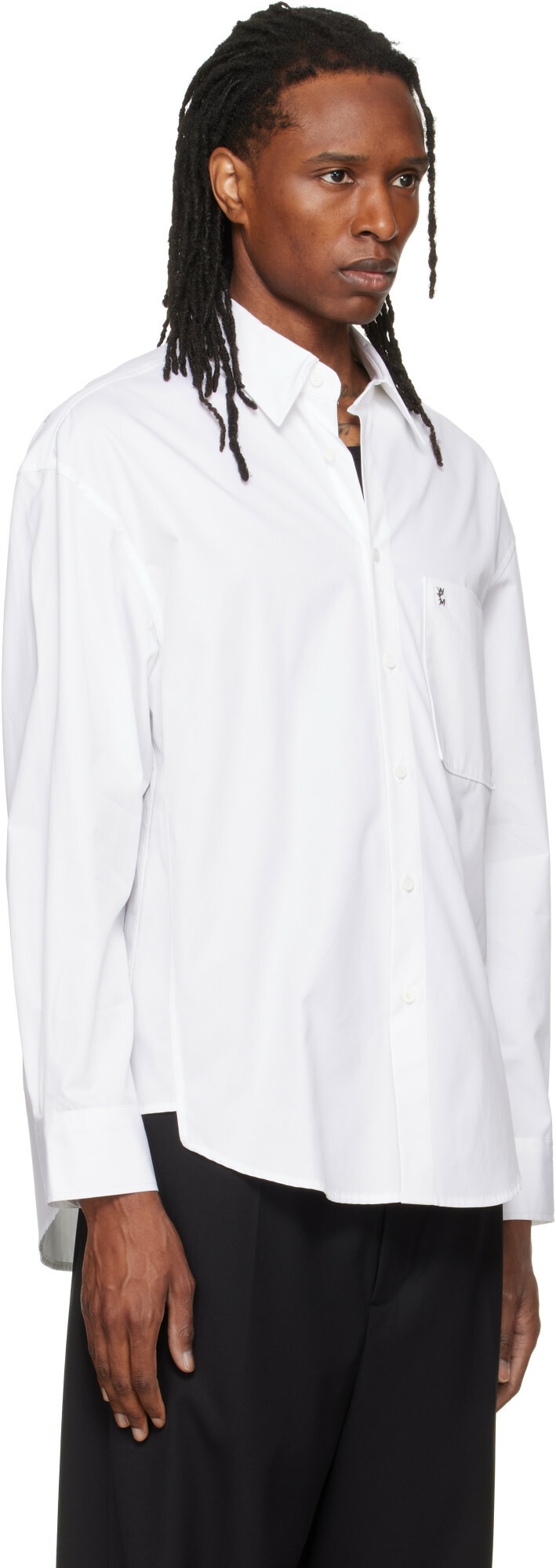 WOOYOUNGMI White Regular Fit Cotton Shirt
