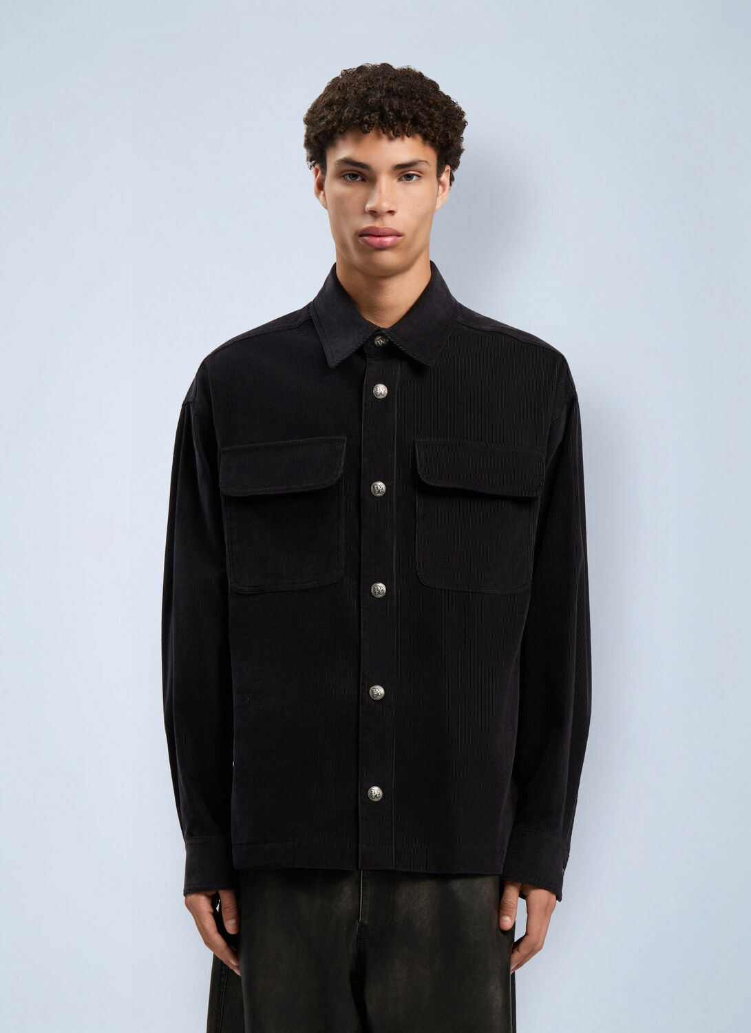 Palm Angels Classic Logo Corduroy Overshirt