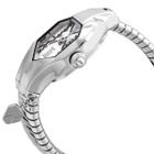 Just Cavalli Glam Chic Septagon Silver Dial Ladies Watch JC1L001M0015