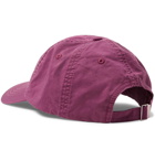 Acne Studios - Carliy Logo-Embroidered Cotton-Canvas Baseball Cap - Men - Plum