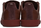 Maison Margiela Burgundy Replica Sneakers