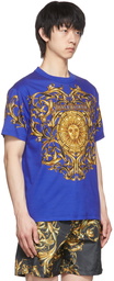 Versace Jeans Couture Blue Cotton T-Shirt