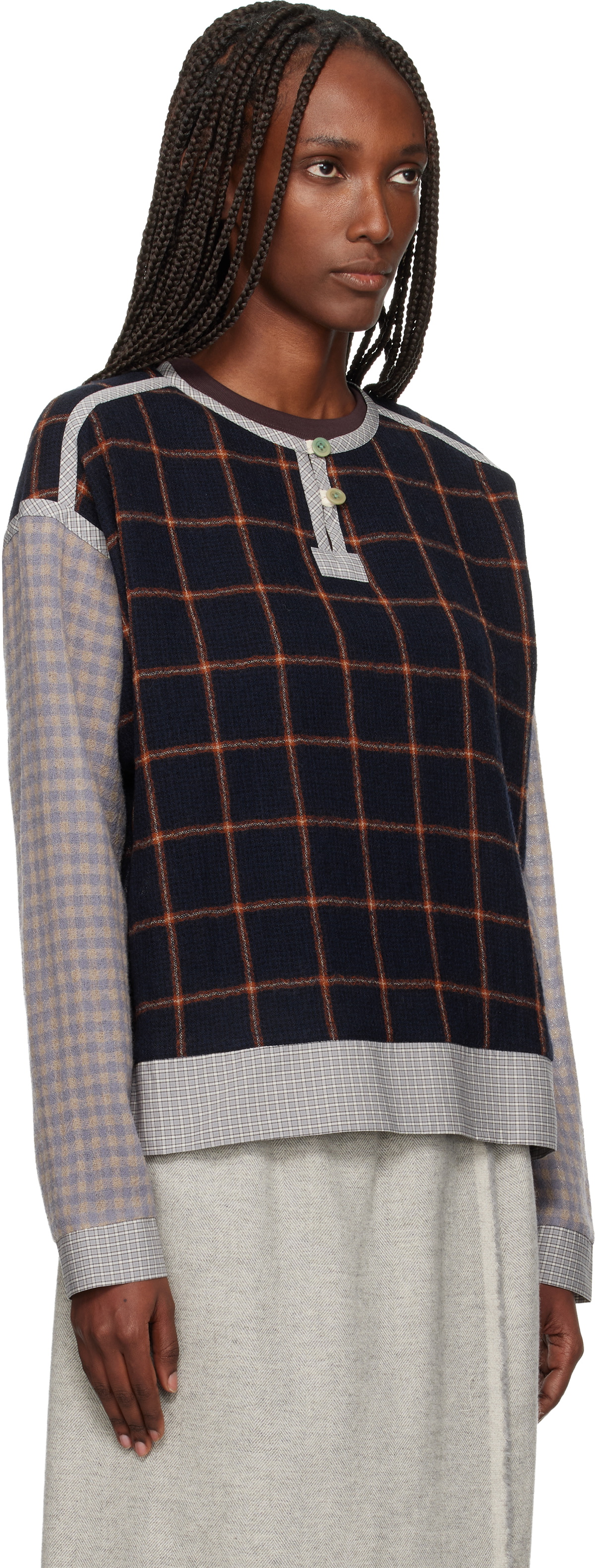 SC103 Navy Pitch Sweater