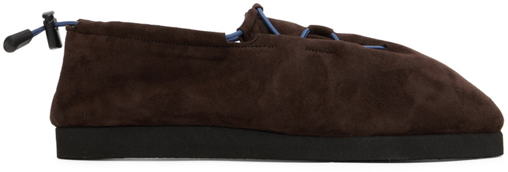 Photo: AURALEE Brown Foot The Coacher Edition Cord Sneakers