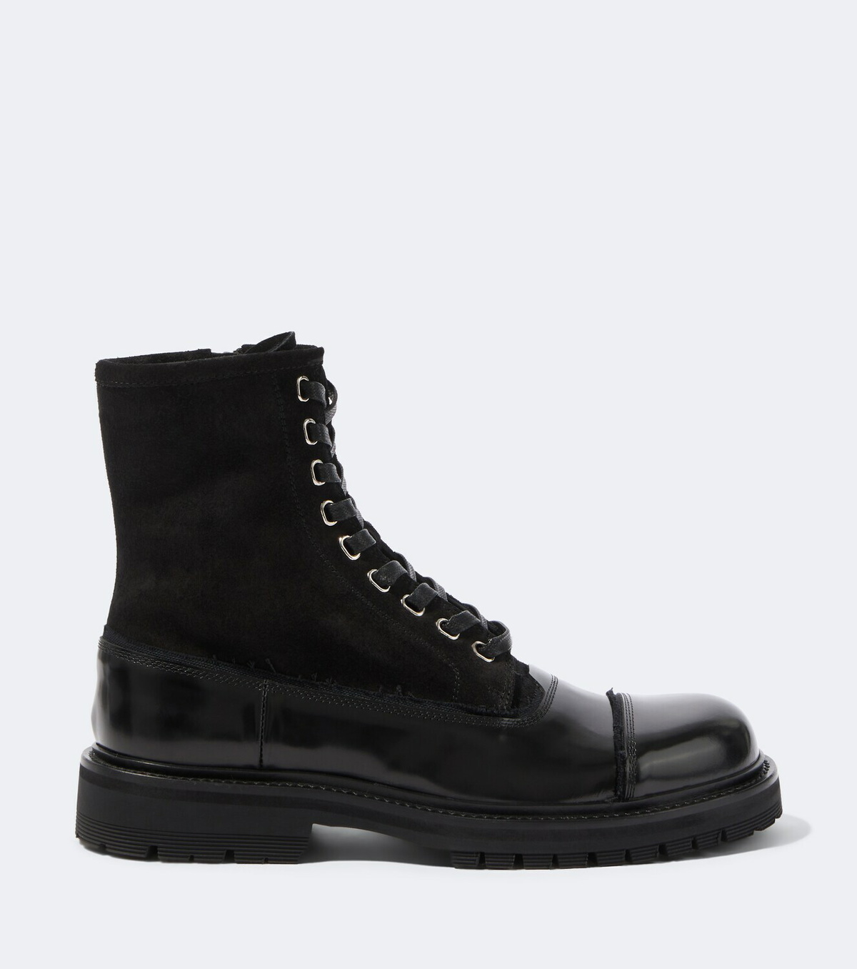 Dolce&Gabbana Suede and leather lace-up boots
