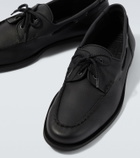 John Lobb Foil leather boat shoes
