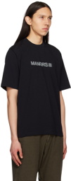 Manors Golf Black Focus T-Shirt