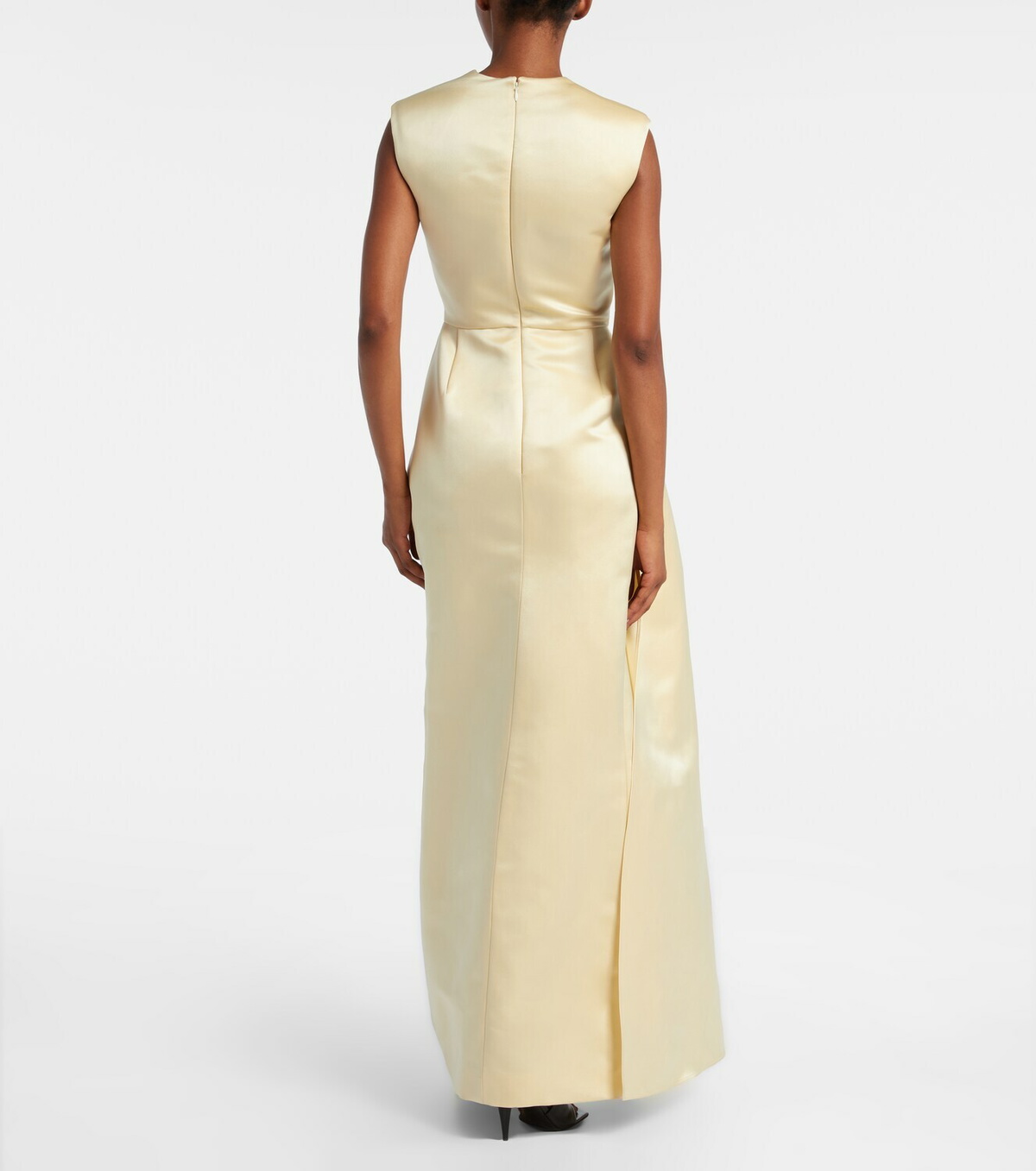Givenchy Draped silk satin gown