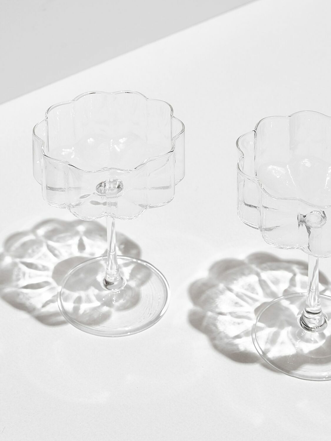FAZEEK Set Of 2 Clear Wave Coupes