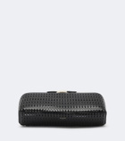 Alaïa Delta Vienne leather clutch