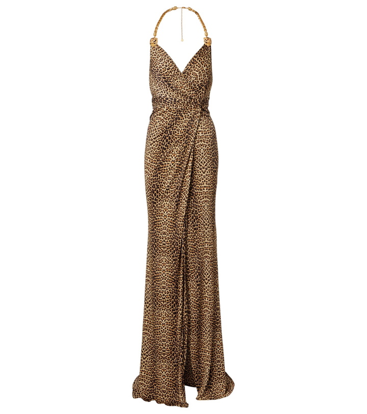 Photo: Roberto Cavalli Embellished open-back gown