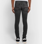 Nudie Jeans - Skinny Lin Organic Stretch-Denim Jeans - Black