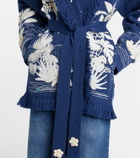 Alanui Postcard From Paradise wool cardigan