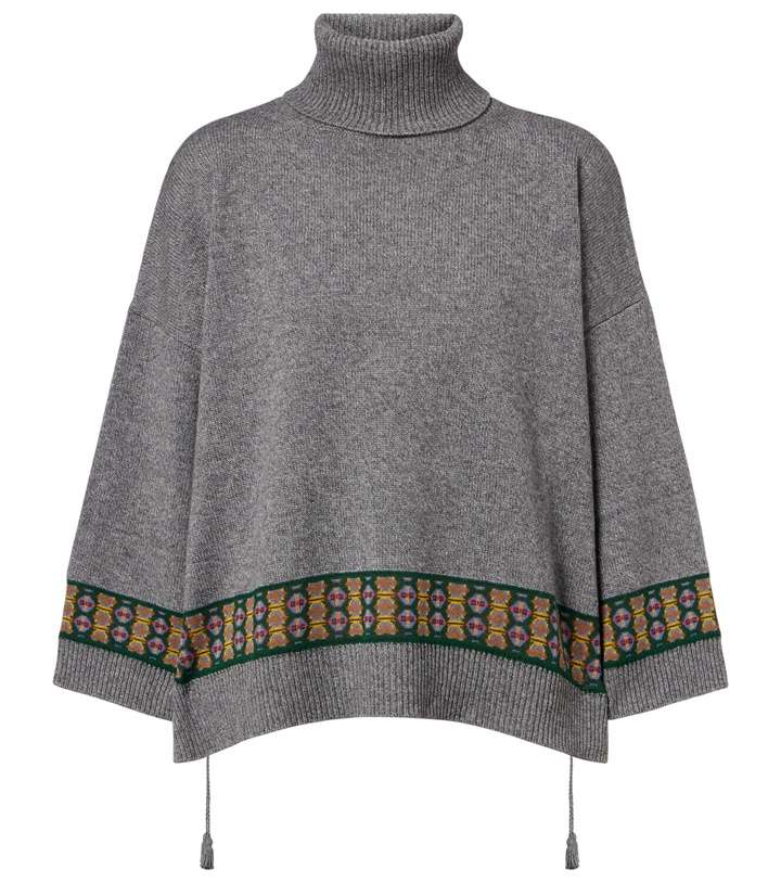 Photo: Etro Wool, cashmere, and cotton-blend sweater