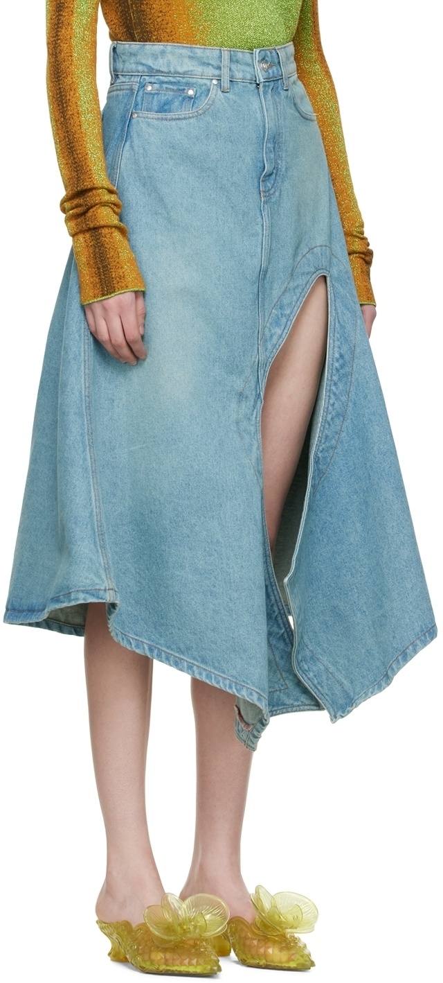 Y/Project Blue Denim Maxi Skirt Y/Project